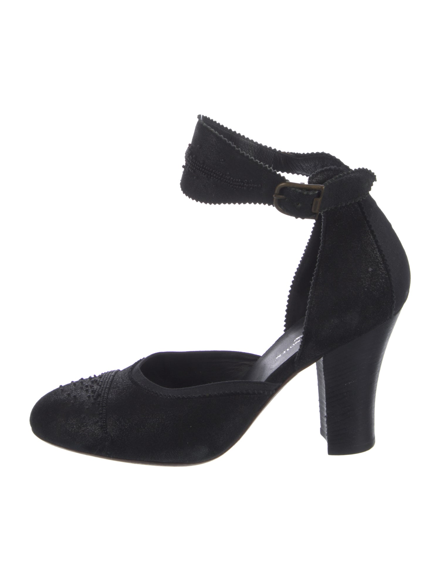 Dries Van Noten Leather D'Orsay Pumps