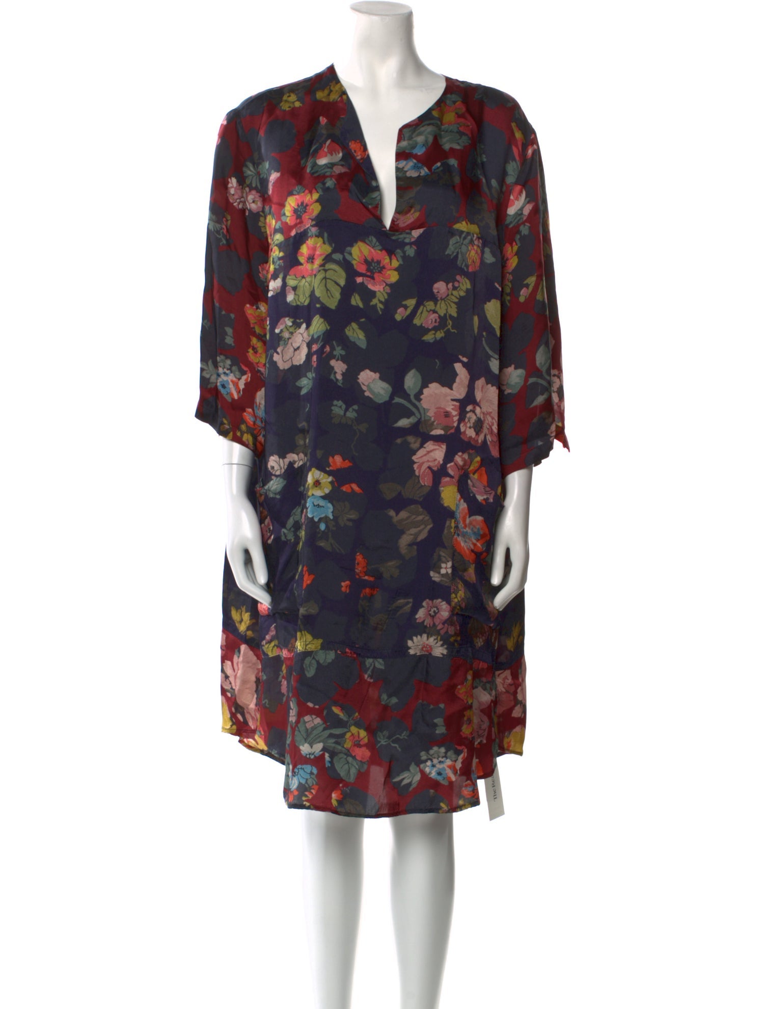 Dries Van Noten Floral Print Knee-Length Dress