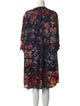 Dries Van Noten Floral Print Knee-Length Dress