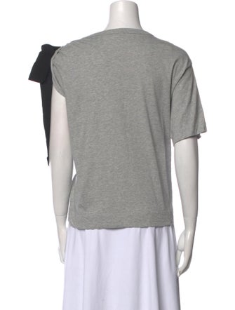 Dries Van Noten Bateau Neckline Short Sleeve T-Shirt