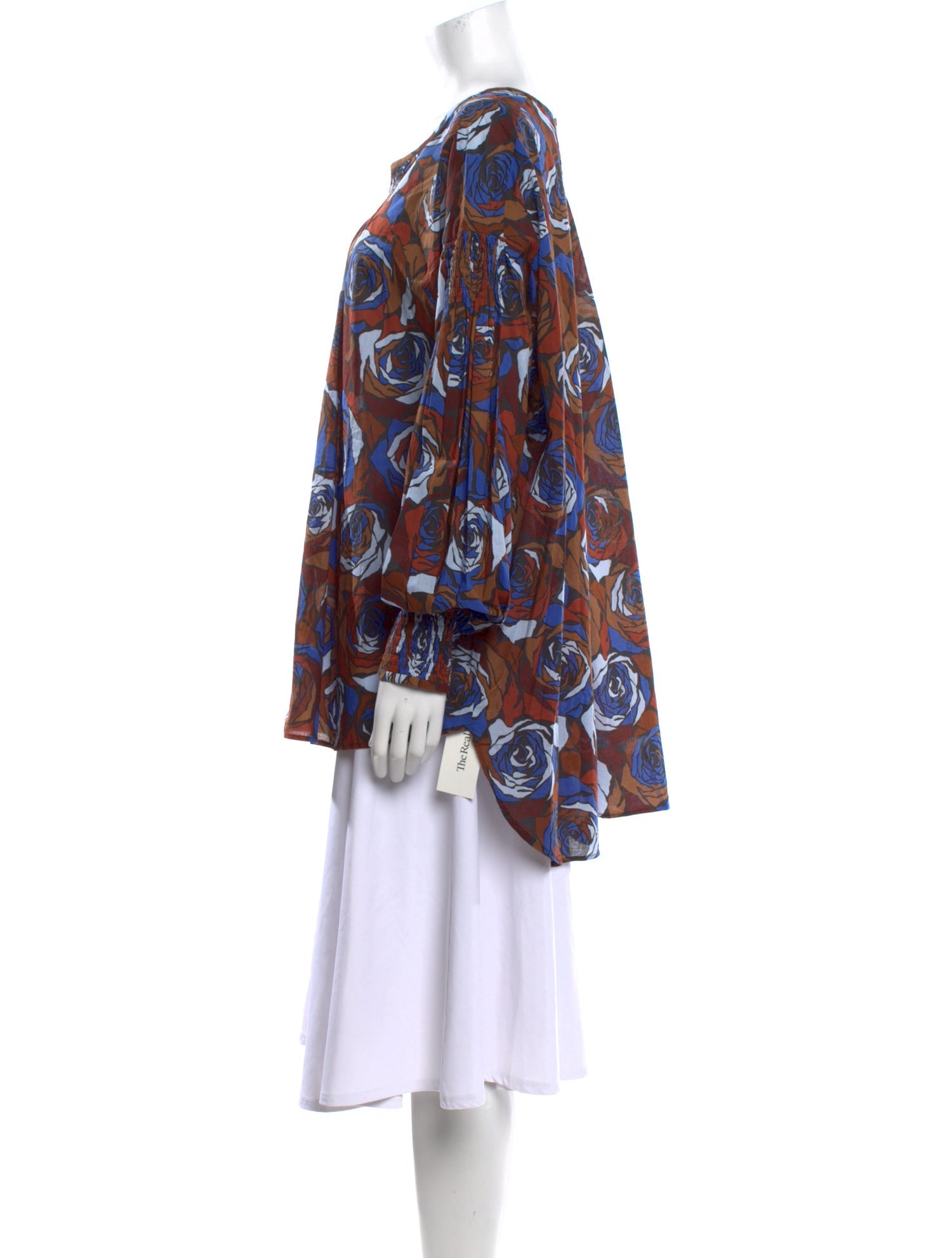 Dries Van Noten Floral Print Crew Neck Tunic