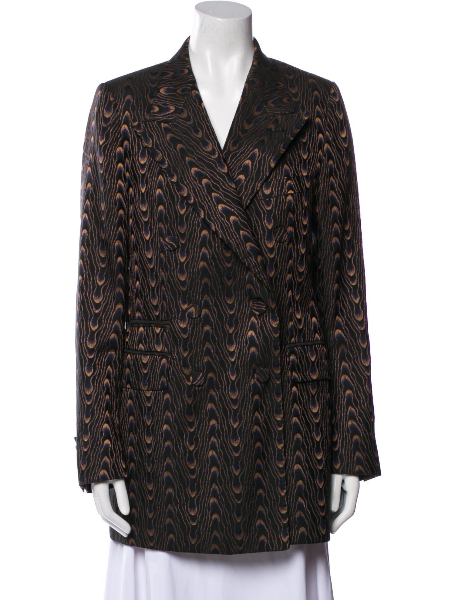 Dries Van Noten Printed Coat