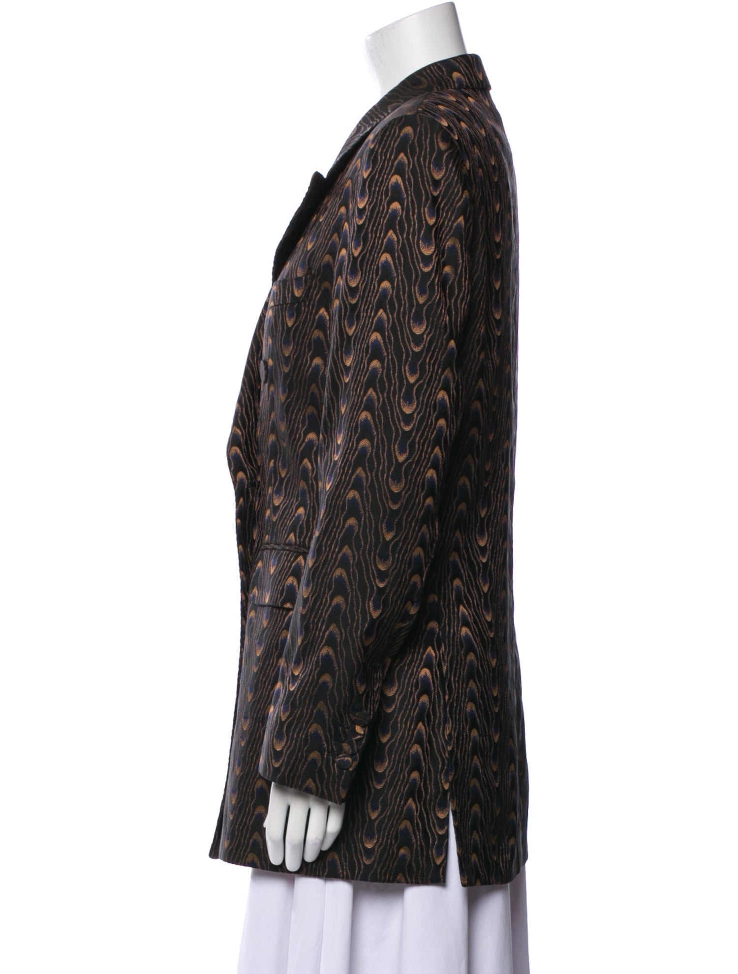 Dries Van Noten Printed Coat