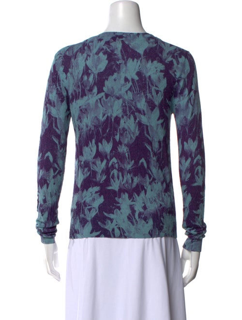 Dries Van Noten Printed Scoop Neck Sweater
