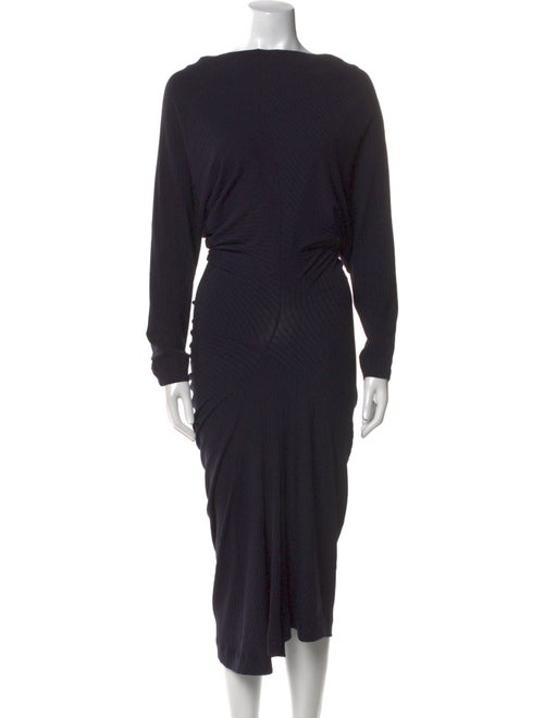 Dries Van Noten Bateau Neckline Long Dress