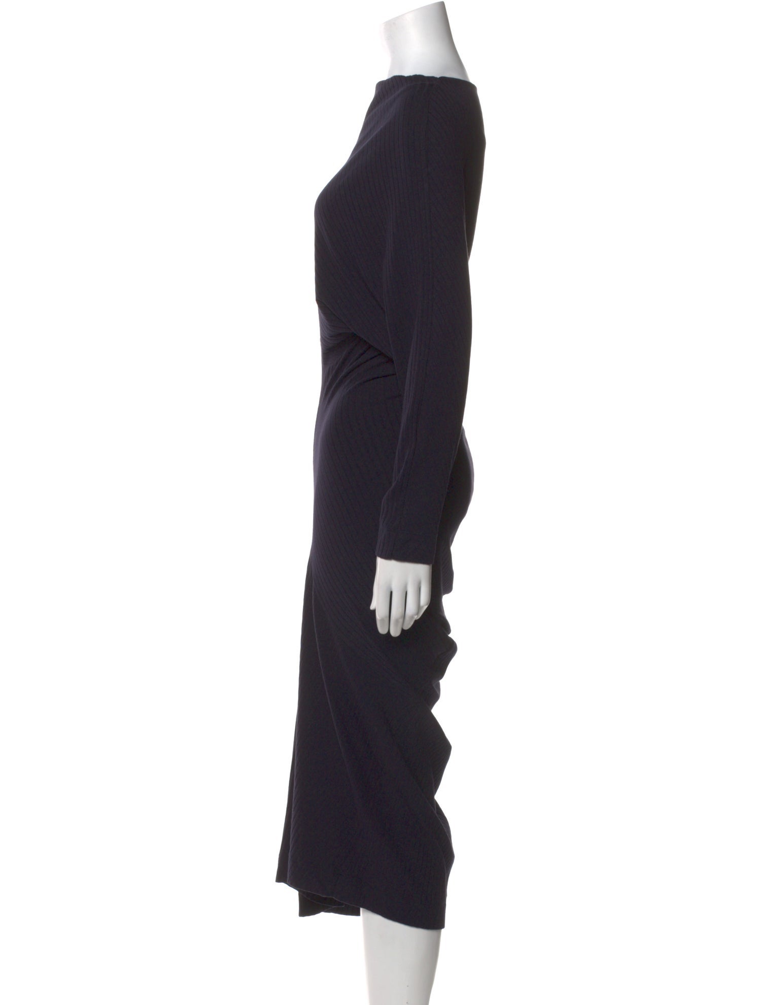 Dries Van Noten Bateau Neckline Long Dress