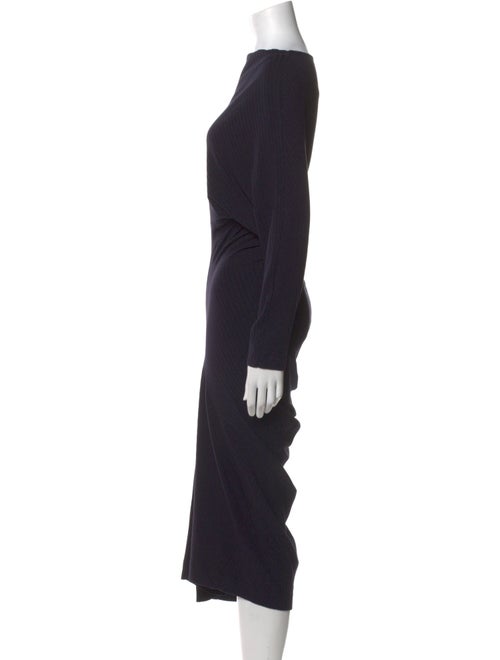 Dries Van Noten Bateau Neckline Long Dress