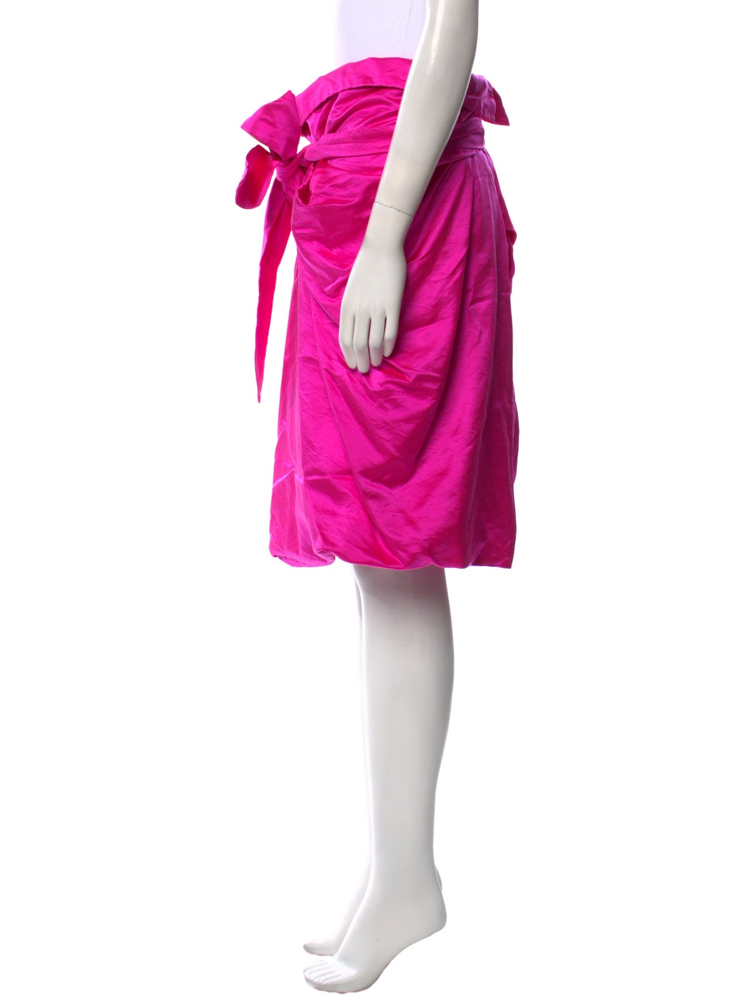 Dries Van Noten Silk Knee-Length Skirt