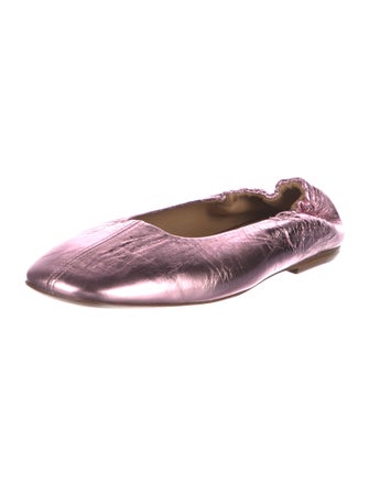 Dries Van Noten Leather Ballet Flats