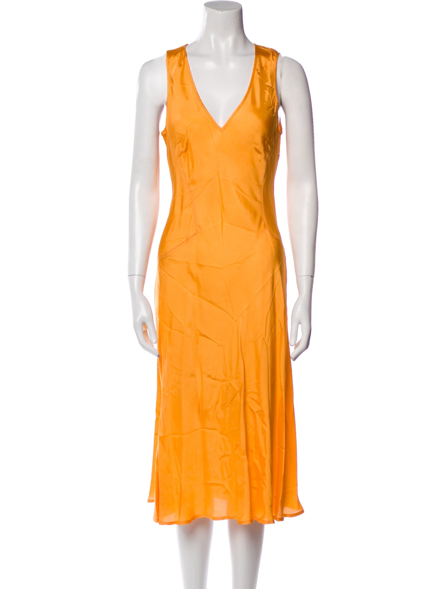 Dries Van Noten V-Neck Midi Length Dress
