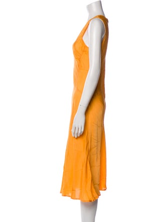 Dries Van Noten V-Neck Midi Length Dress