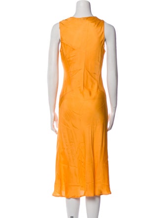Dries Van Noten V-Neck Midi Length Dress