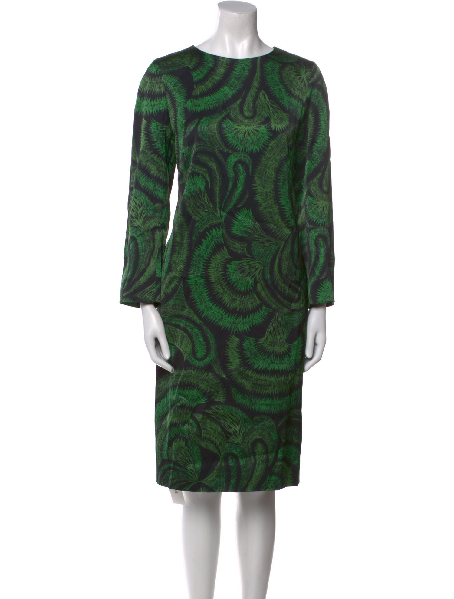 Dries Van Noten Printed Knee-Length Dress