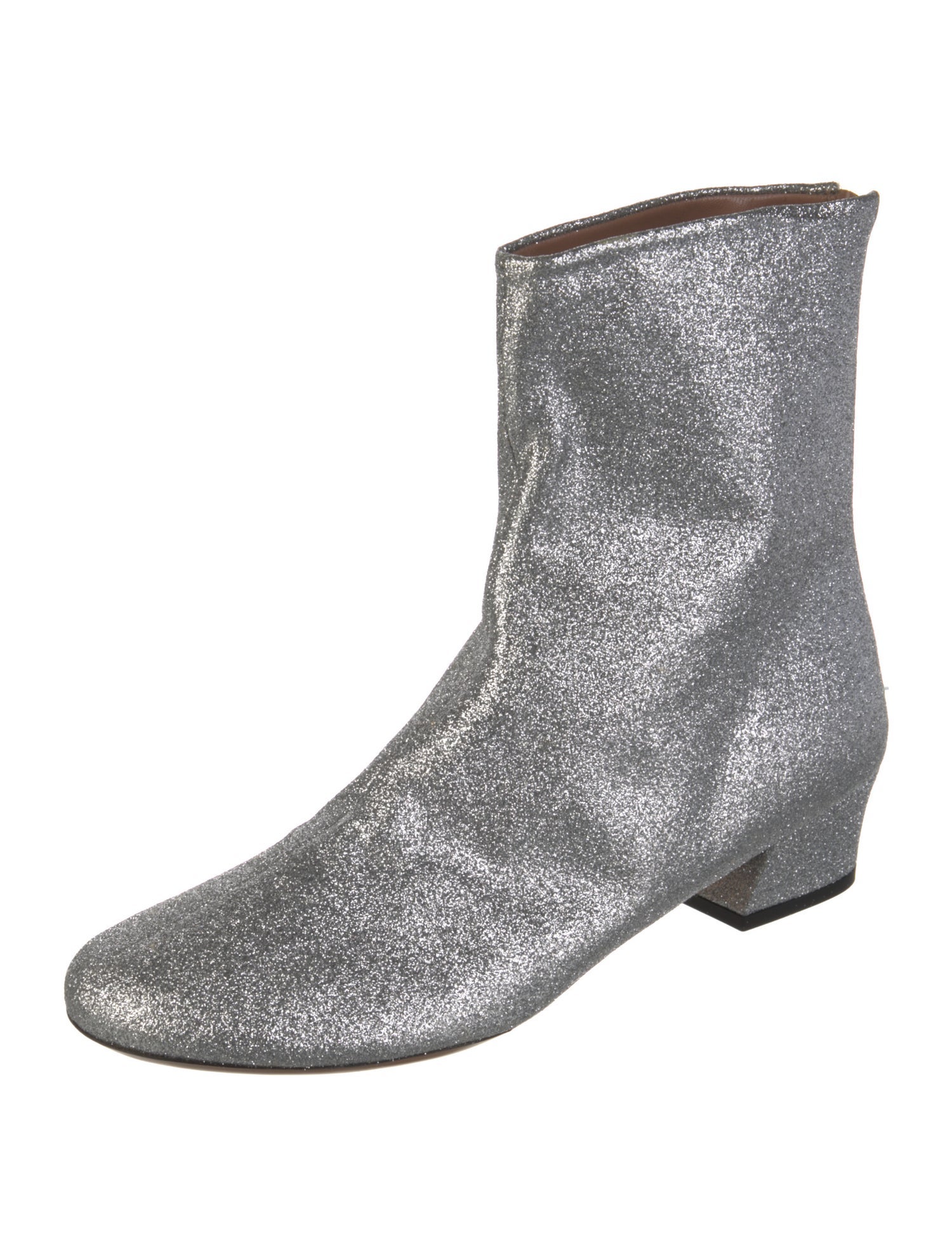 Dries Van Noten Glitter Moto Boots