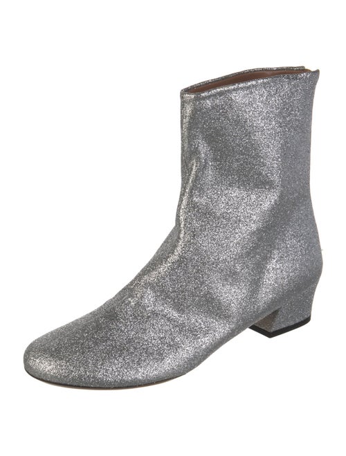 Dries Van Noten Glitter Moto Boots