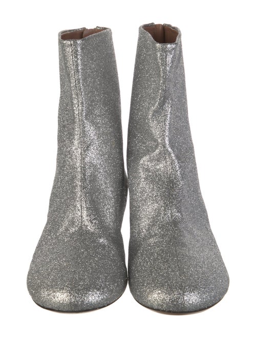 Dries Van Noten Glitter Moto Boots