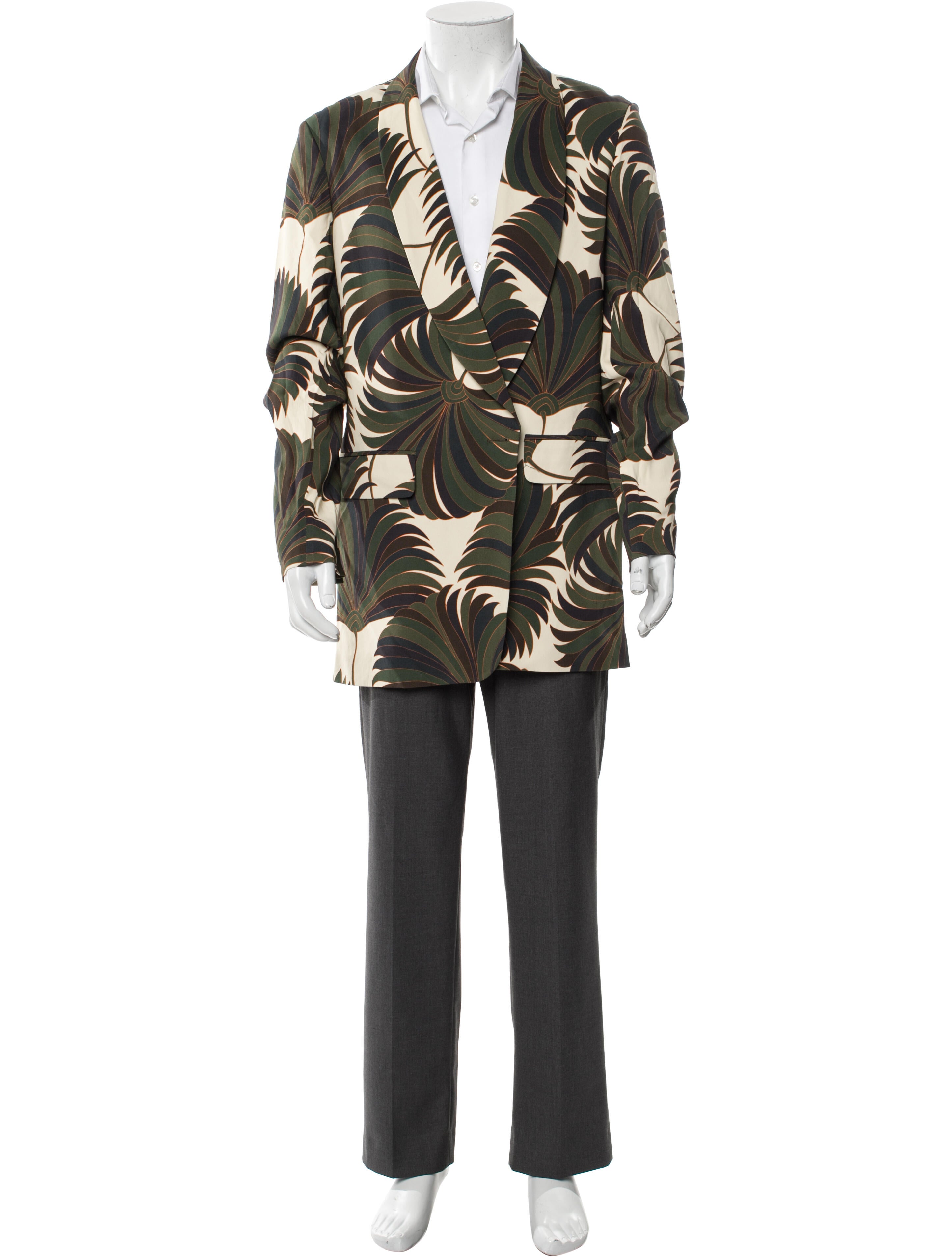 Dries Van Noten Printed Blazer