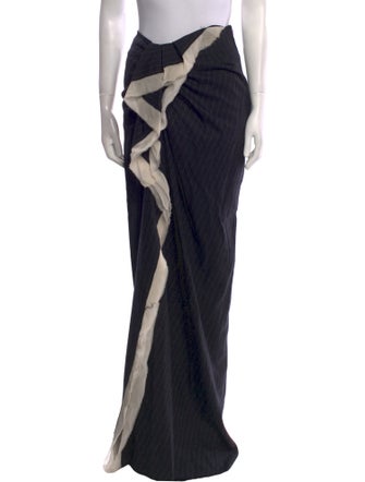 Dries Van Noten Wool Long Skirt
