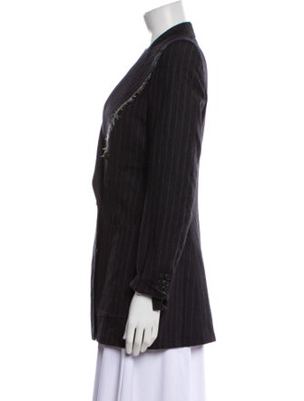 Dries Van Noten Wool Striped Blazer