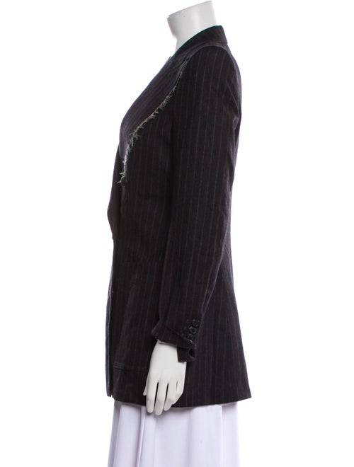 Dries Van Noten Wool Striped Blazer