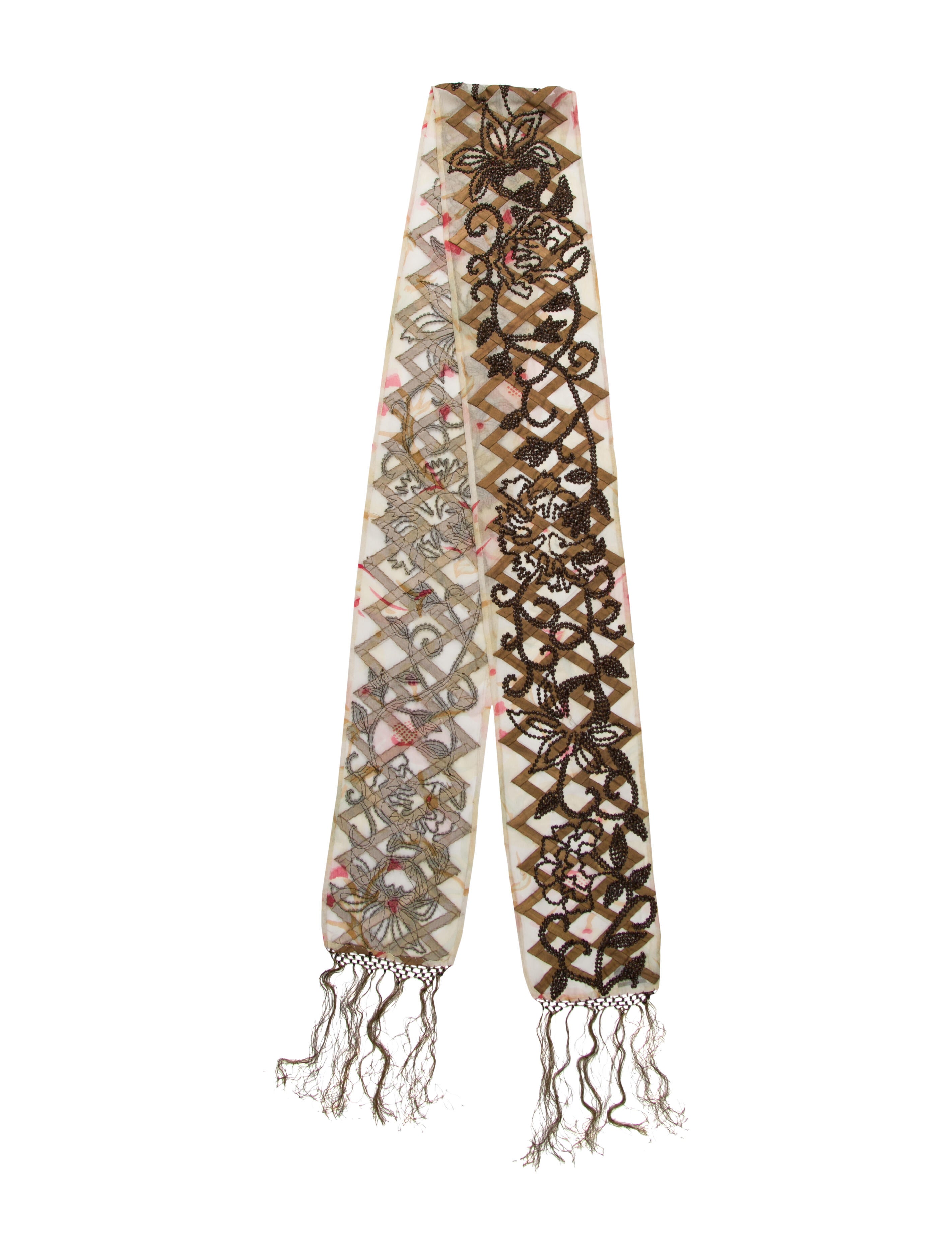 Dries Van Noten Silk Printed Scarf