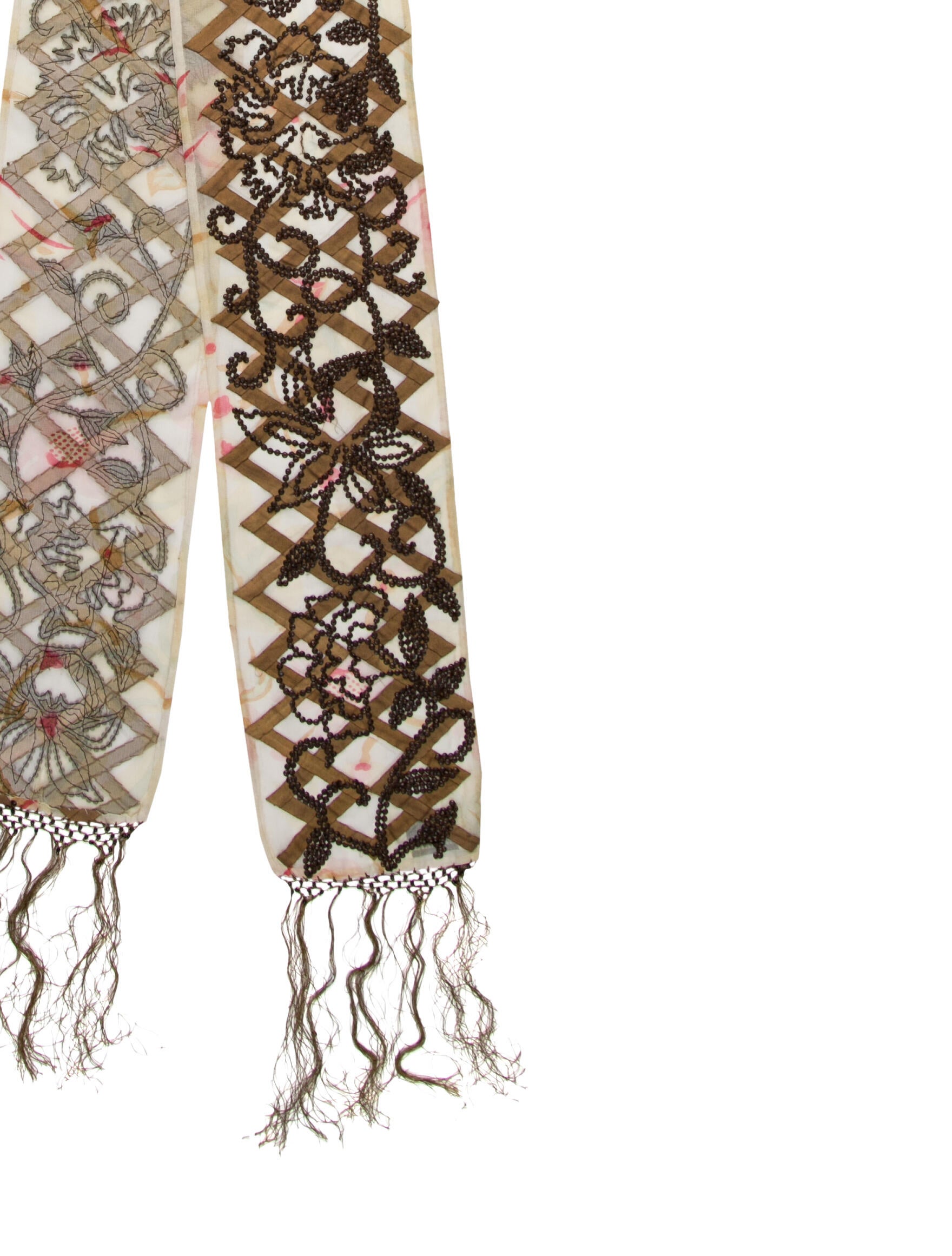 Dries Van Noten Silk Printed Scarf