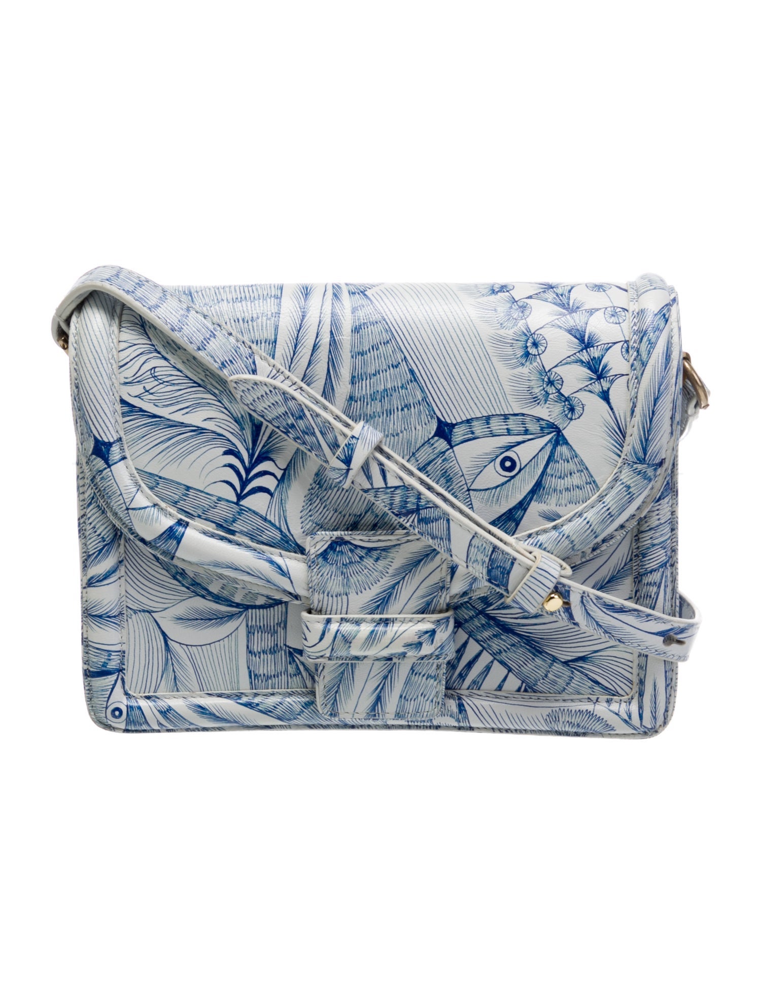 Dries Van Noten Leather Shoulder Bag