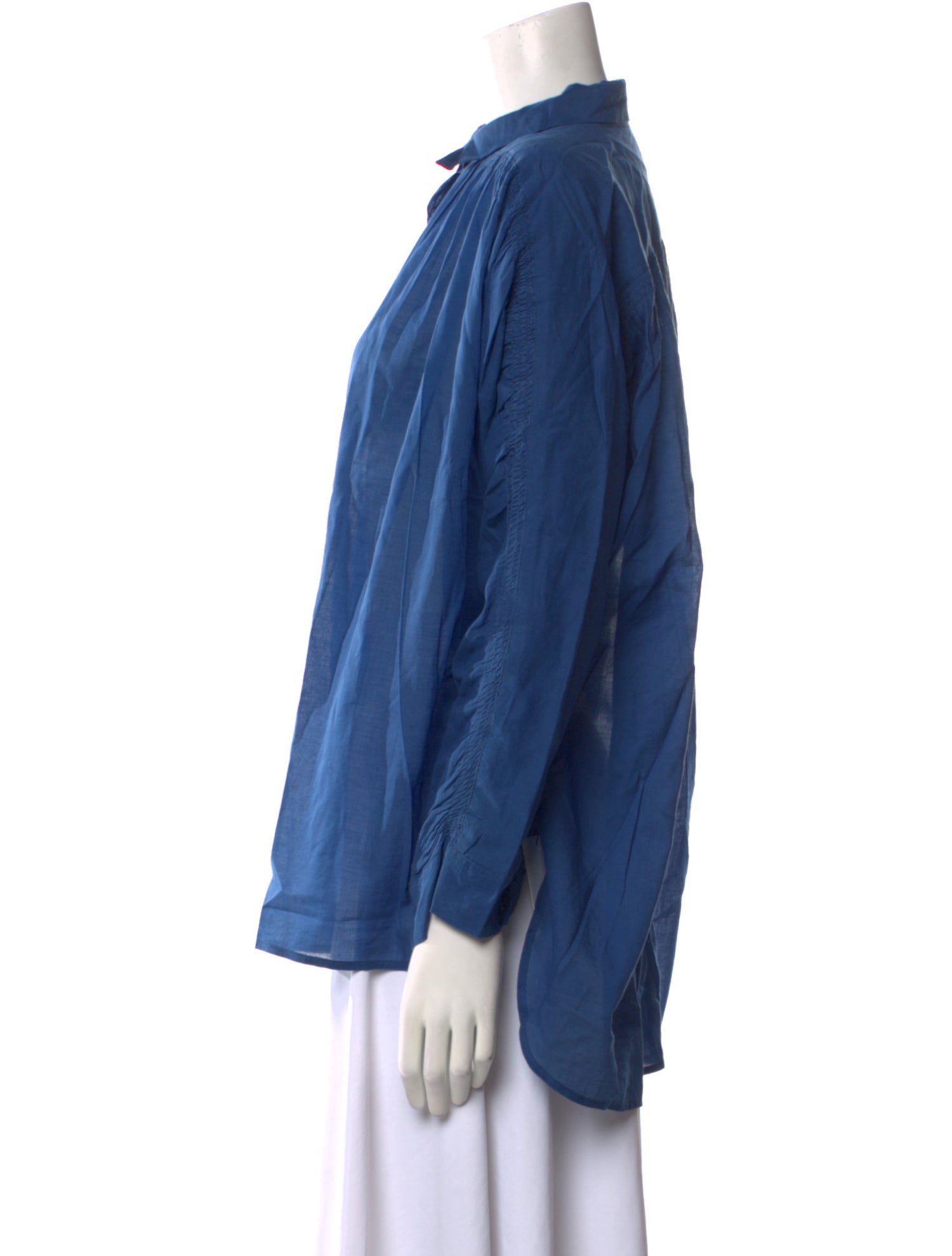 Dries Van Noten Long Sleeve Button-Up Top