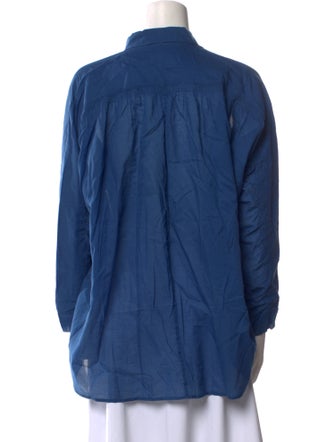 Dries Van Noten Long Sleeve Button-Up Top