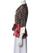 Dries Van Noten Linen Printed Evening Jacket