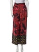 Dries Van Noten Silk Wide Leg Pants