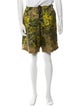 Dries Van Noten Floral Print Athletic Shorts