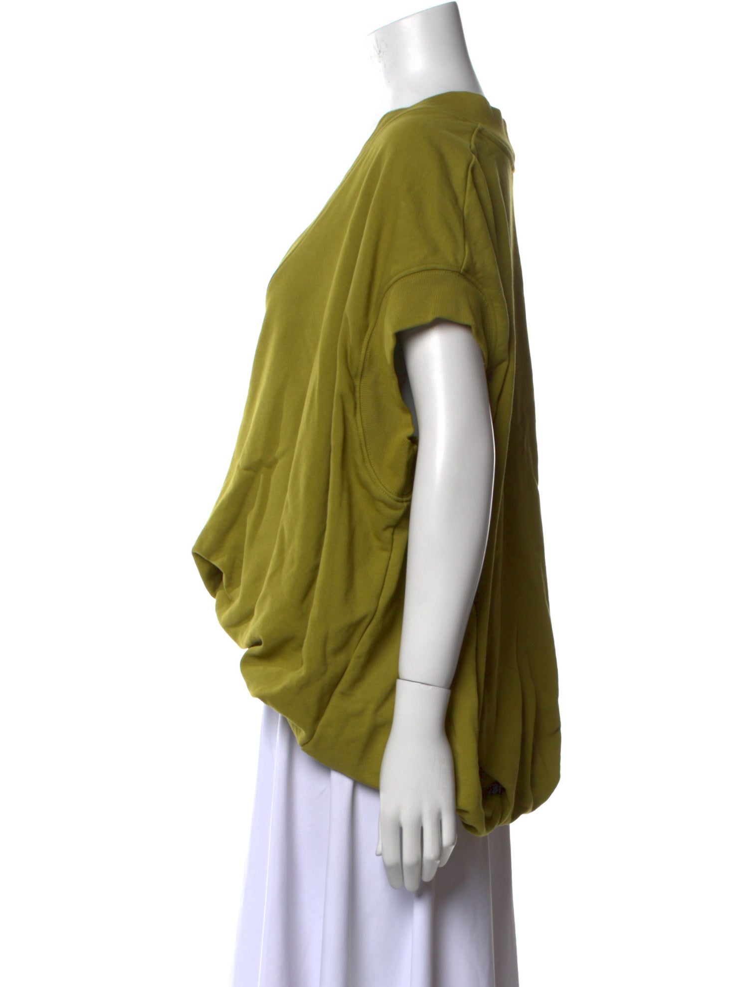 Dries Van Noten V-Neck Short Sleeve Crop Top