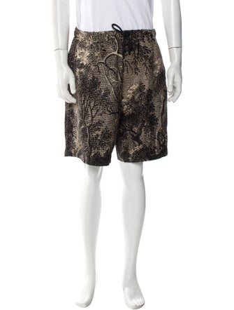 Dries Van Noten Printed Jogger Shorts