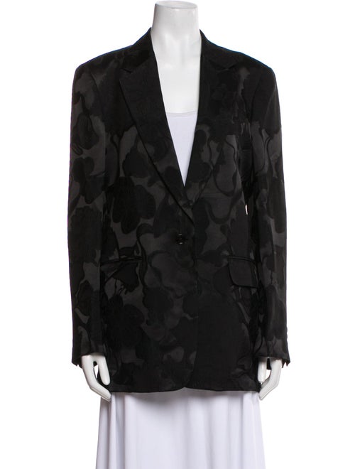 Dries Van Noten Floral Print Blazer