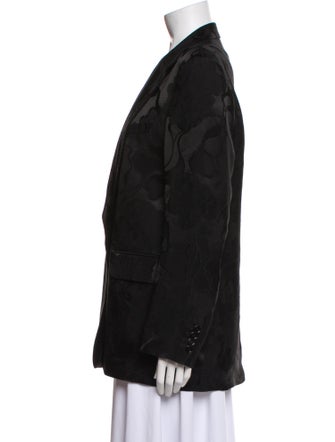 Dries Van Noten Floral Print Blazer