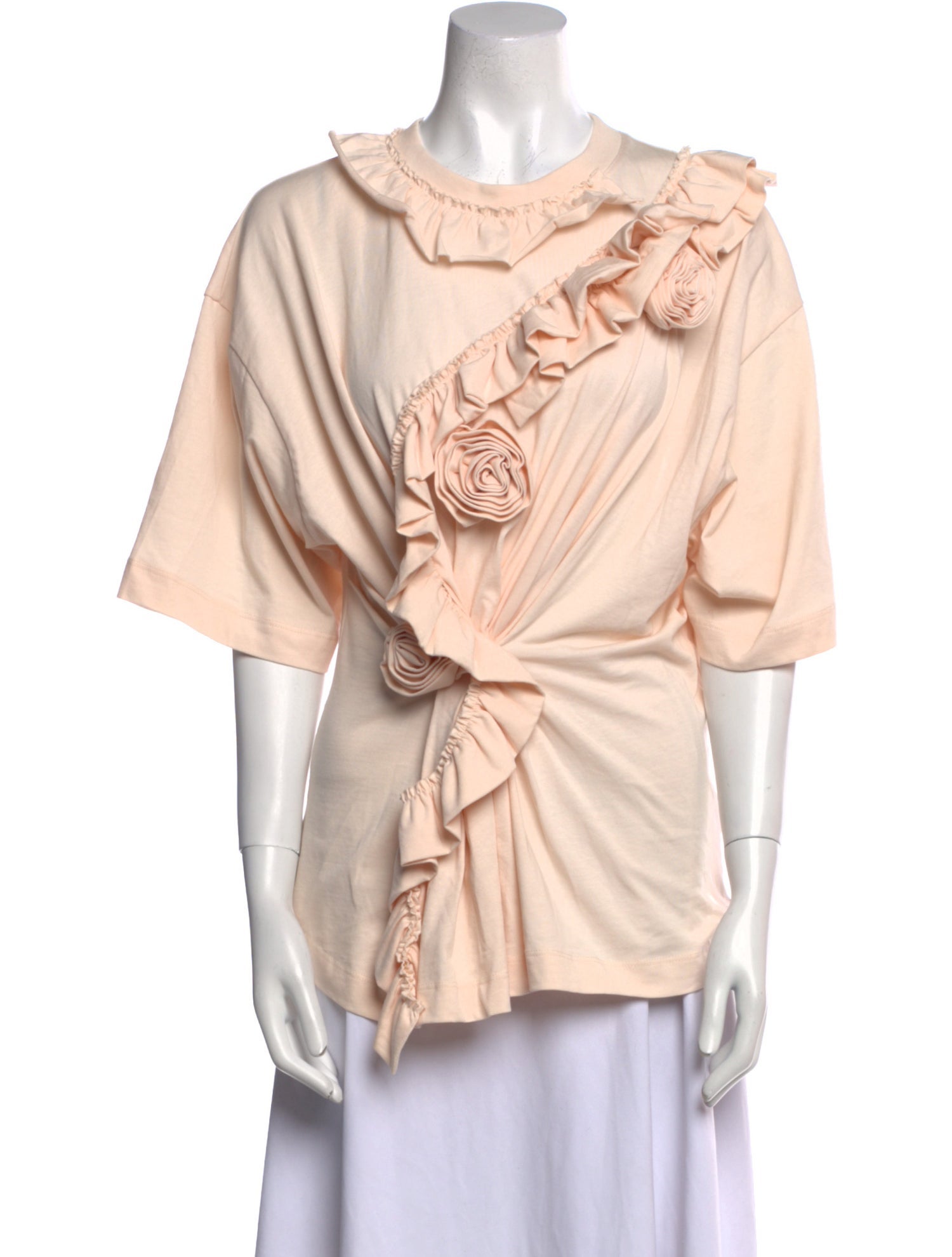 Dries Van Noten Crew Neck Short Sleeve Top