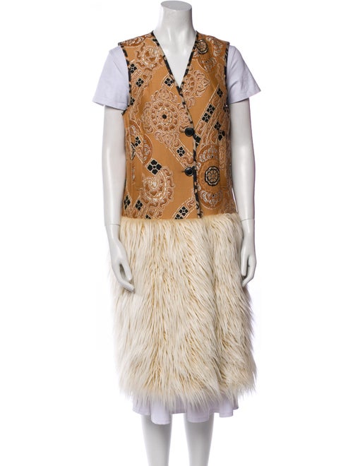 Dries Van Noten Floral Print Vest
