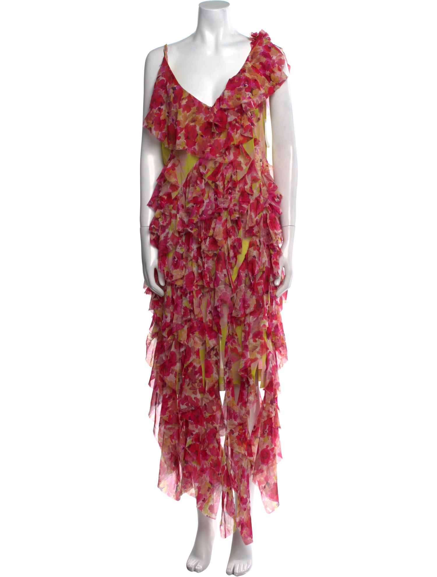 Dries Van Noten Silk Midi Length Dress