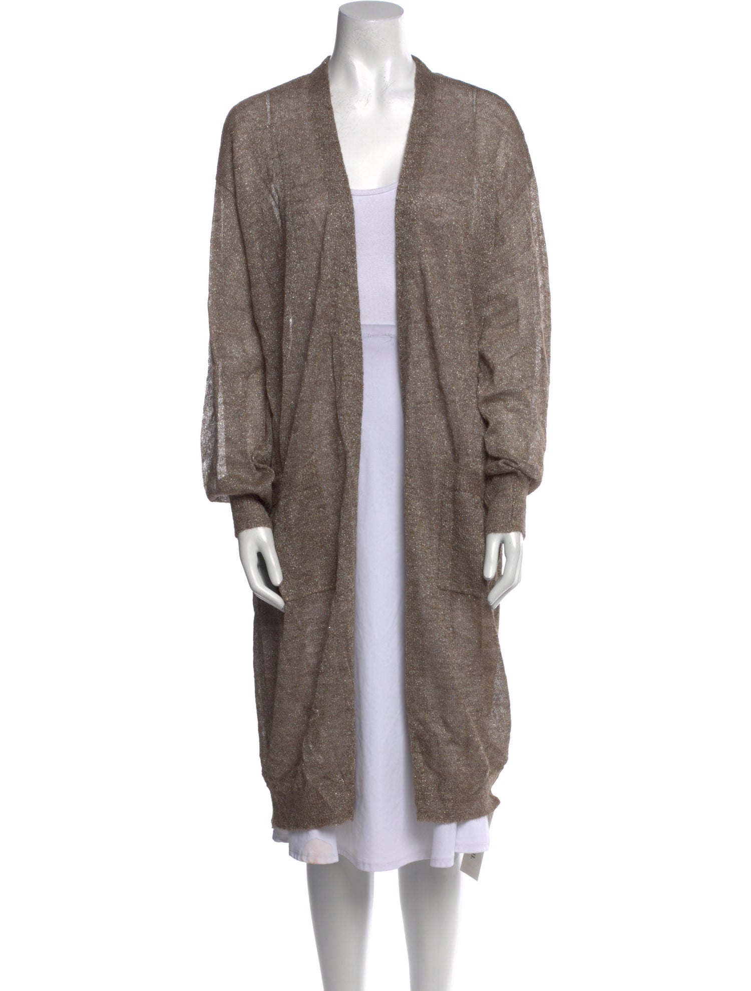 Dries Van Noten Alpaca Open Front Sweater