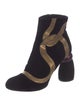 Dries Van Noten Velvet Boots