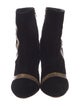 Dries Van Noten Velvet Boots