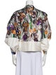 Dries Van Noten Printed V-Neck Blouse