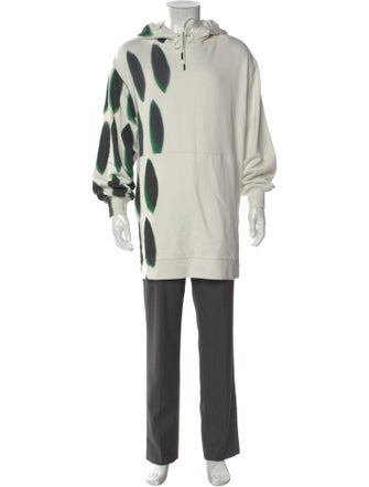 Dries Van Noten Graphic Print Crew Neck Hoodie