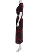 Dries Van Noten Printed Long Dress