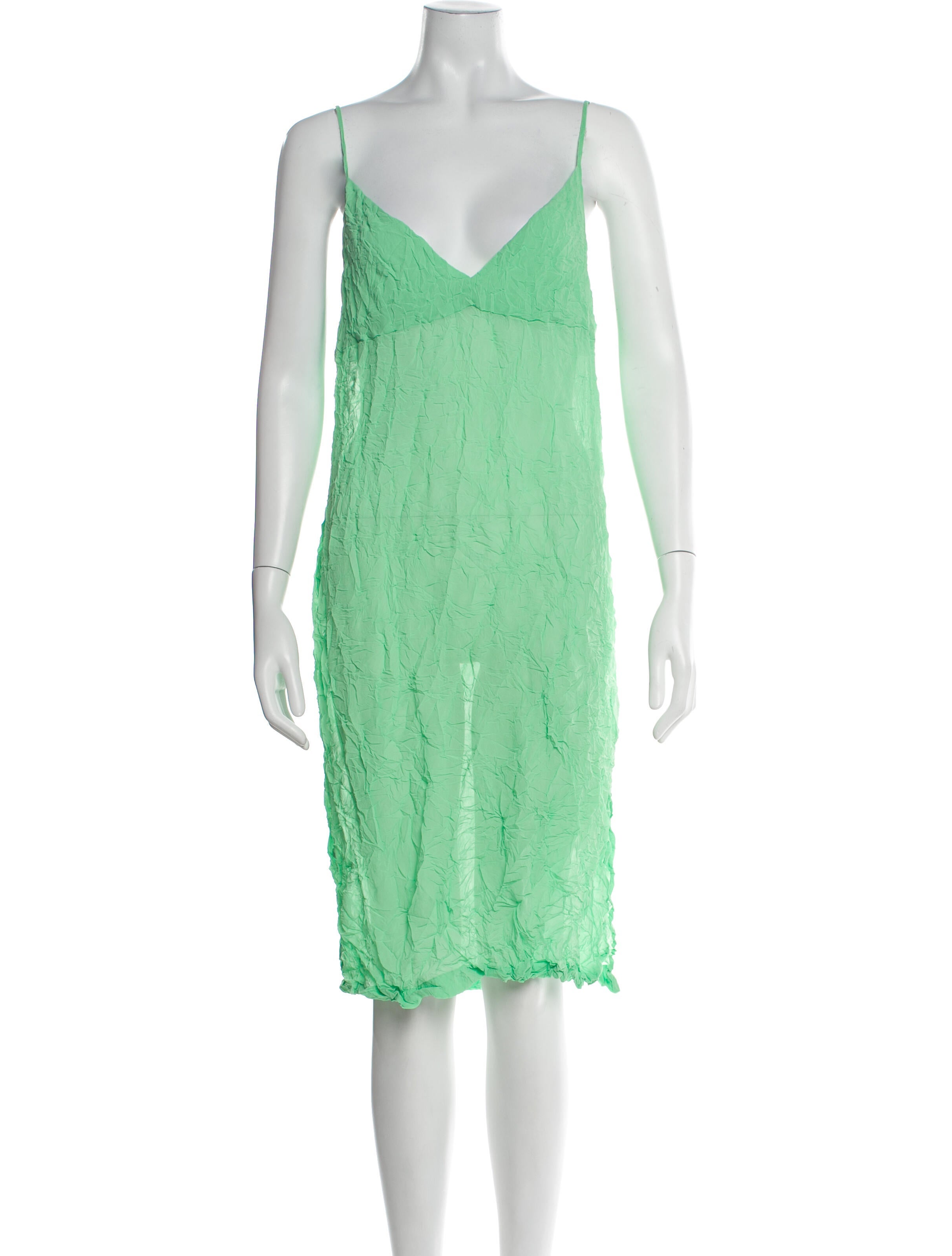 Dries Van Noten V-Neck Mini Dress