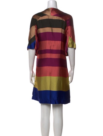 Dries Van Noten Striped Knee-Length Dress