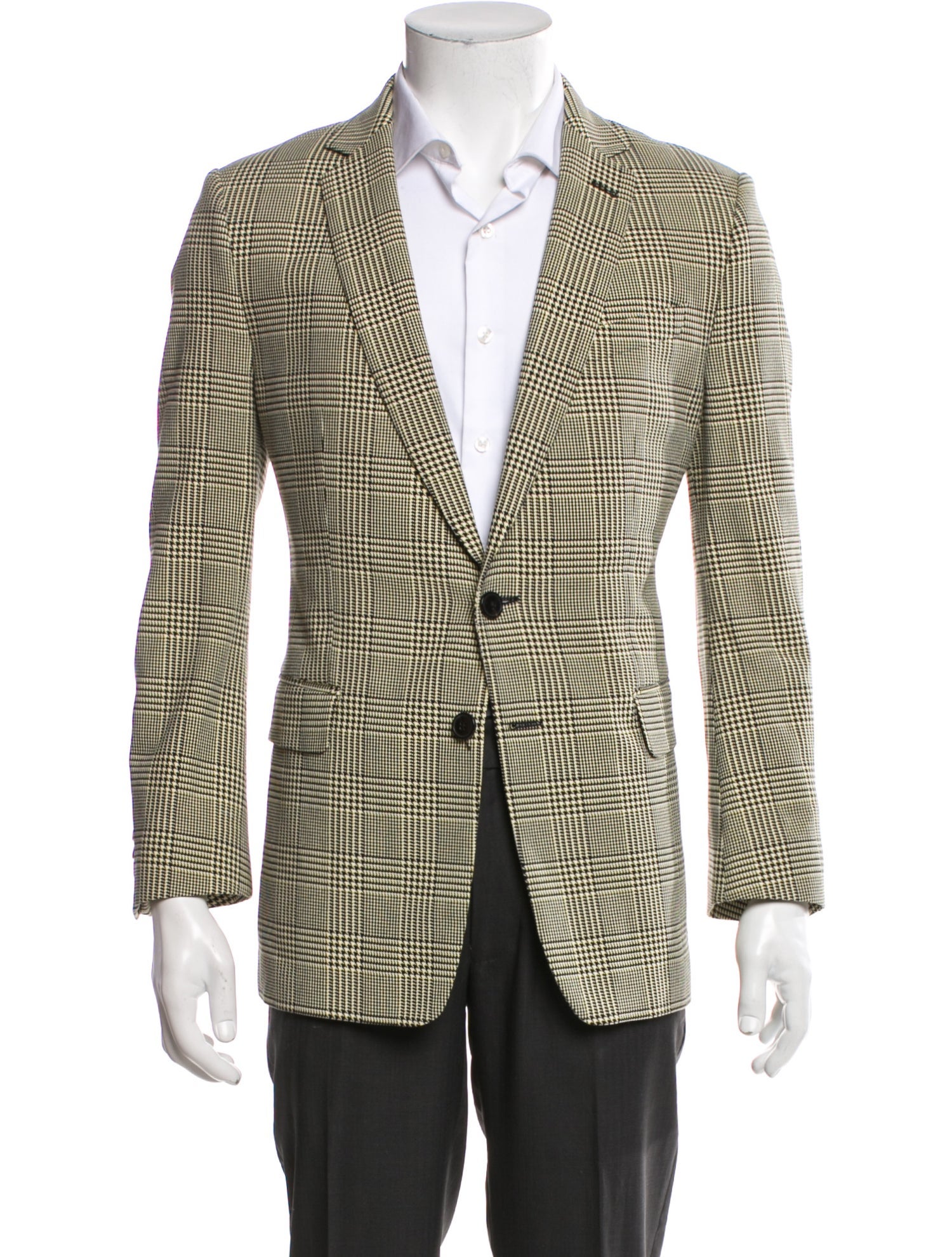 Dries Van Noten Houndstooth Print Blazer