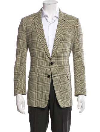 Dries Van Noten Houndstooth Print Blazer