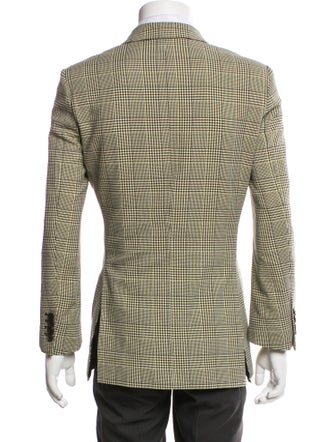 Dries Van Noten Houndstooth Print Blazer